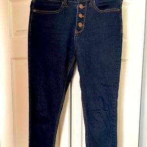Dark blue High Waisted Jeans